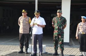 Siap Dukung Pelaksanaan Pengamanan Hari Raya Idul Fitri 1444H/2023, Kodim 0507/Bekasi Ikuti Apel Gabungan
