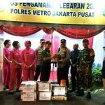 Dandim 0501 JP beserta Kapolres Metro JP dan Forkopimda Kunjungi Pos Pantau Pengamanan Lebaran 1444 H