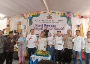 Semarak Reuni Akbar SMA N 3 Lahat Dihadiri Bupati Lahat