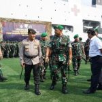 Dampingi Pangdam Jaya, Kapolda Metrojaya sambut Satgas Pamtas RI PNG Yonif Mekanis 203/AK