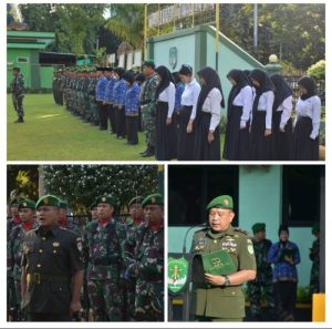 Kodim 0501/JP Menggelar Upacara Memperingati Hari Juang TNI AD Ke-78 Tahun 2023