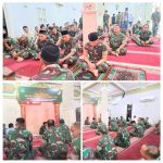 Memperingati HUT Ke-74 Kodam Jaya ,Korem 052/Wijayakrama Menggelar Doa Bersama