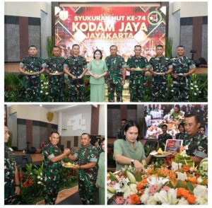 Danrem 051/Wkt Menghadiri Acara Puncak Syukuran Kodam Jaya Ke-74