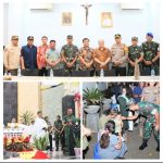 Danrem 052/Wijayakrama ,Tinjau Misa Natal Di Tangerang Raya