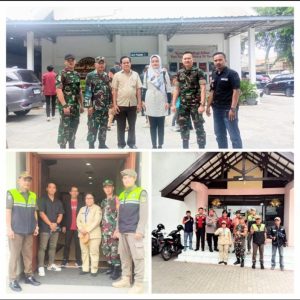 Babinsa Kodim 0501/JP Bersama Tiga Pilar Amankan Gereja Tempat Ibadah Natal