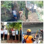 Karya Bakti Bersihkan Saluran Air, Babinsa Cakung Bersama Warga Pulogebang