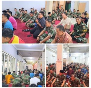 Korem 052/Wijayakrama Gelar Doa Bersama