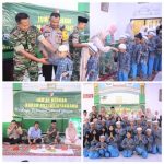 Sambangi Yayasan Bina Sosial, Korem 052/Wkr Berikan Santunan