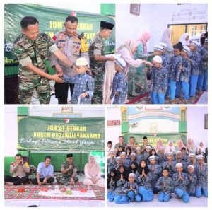 Sambangi Yayasan Bina Sosial, Korem 052/Wkr Berikan Santunan