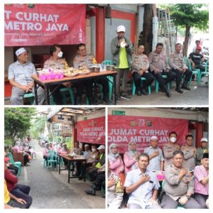 Jumat Curhat, Kasat Binmas Terima Curhatan dan Masukan Warga RW 11 Kel. Pondok Kopi