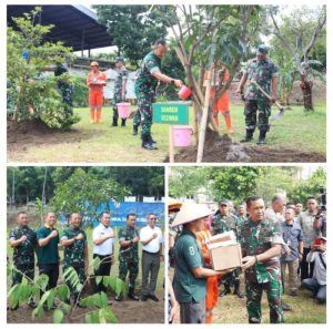 Danrem 052/Wijayakrama Dampingi Pangdam Jaya Dalam Kegiatan Urban Farming