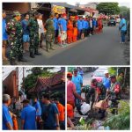 Ciptakan Lingkungan Bersih, Koramil Matraman Bersama Warga dan PPSU Karya Bhakti Bersihkan Tumpukan Sampah