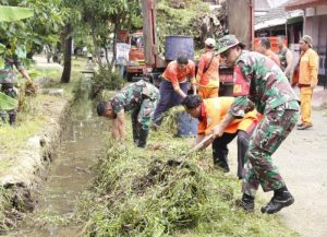 Kodim 0507/Bekasi Terus Lakukan Karya Bakti Guna Memberikan Manfaat Sebagai Wujud Kepedulian Kepada Rakyat