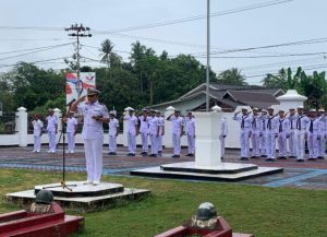 Kenang Peristiwa Heroik Laut Aru, Danlanal Dabo Singkep Pimpin Ziarah di Taman Makam Pahlawan