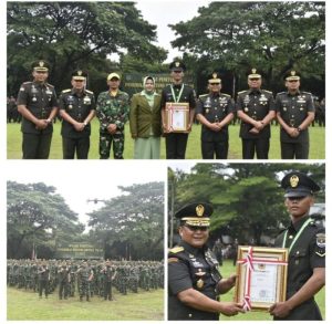 Kasdam Jaya/Jayakarta Brigjen TNI Tatang Subarna Melantik Sebanyak 283 Mantan Prajurit Siswa Dikmaba TNI AD TA. 2023