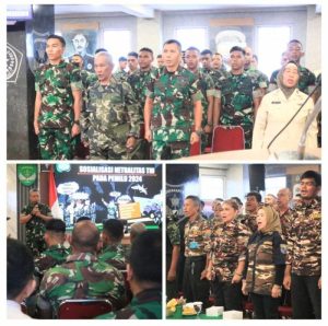 Yakinkan Prajurit Korem 052/Wkr ,Gelar kembali Sosialisasi Netralitas TNI Dalam Pemilu