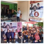 Hansto Ruben Gusti Oscar, SH Caleg DPRD DKI Jakarta Kampanyekan Dirinya di Kelurahan Pulogebang