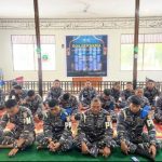 Lanal Simeulue Ikuti Doa Bersama Secara Serentak Dalam Rangka Sambut HUT Pomal Ke-78 Tahun 2024