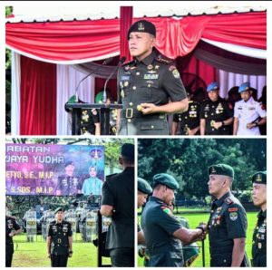Danbrigif 1 Jaya Sakti Pimpin Sertijab Danyonif 201 Jaya Yudha
