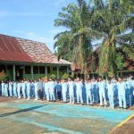 Lanal Bengkulu Didik Disiplin dan Mental SMKN 4 Kota Bengkulu