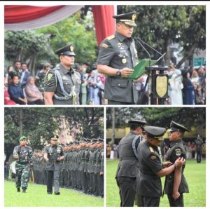 Pangdam Jaya Mayjen TNI Mohammad Hasan Melantik 247 Mantan Prajurit Siswa Dikmata TNI AD Gelombang II TA. 2023