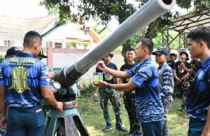 Satgas Trisila TNI AL 2024 Laksanakan Karya Bhakti Pembersihan Museum Sabang