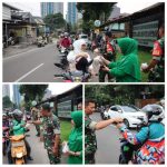 Peduli Sesama Koramil 07/Cilandak Berbagi Takjil Buka Puasa