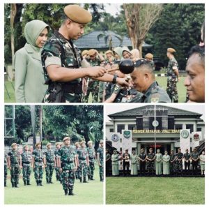 Komandan Resimen Arhanud 1/Falatehan  Pimpin Upacara Kenaikan Pangkat TMT 1 April 2024