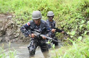 Pupuk Semangat Berkompetisi, Prajurit Lanal Tanjung Balai Asahan Ikuti Lomba Jurit Tangkas