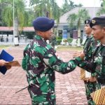 Lanal TBA Gelar Apel Khusus Penyerahan Hadiah Lomba