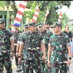 Pangdam XIII/Mdk Tinjau Perumahan dan Barak Prajurit Kompi C Yonif 713/SM