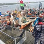 Pangkalan TNI AL Tanjung Balai Asahan Gelar Komunikasi Sosial Maritim Kepada Nelayan di Kuala Bagan Asahan