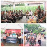 Dua Jenderal Sambangi Wajo Beri Bantuan Dalam Rangka KKL Wilhan Pasis Dikreg LXIV Seskoad TA 2024