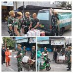 Prajurit Rangkok Laksanakan Jumat Berbagi dengan Masyarakat Disekitar Asrama Batalyon Arhanud 6/BAY