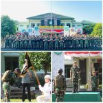 Prajurit Batalyon Arhanud 6/BAY Mengikuti Acara Pelepasan Satgas Upacara 17 Agustus di IKN