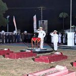 Komandan Lanal Dabo Singkep Bertindak Selaku Irup AKRS Pada HUT RI Ke-79 Tahun 2024