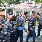 Semarak HUT Kemerdekaan RI Ke-79, Keluarga Besar Lanal TBA Ikuti Lomba- Lomba