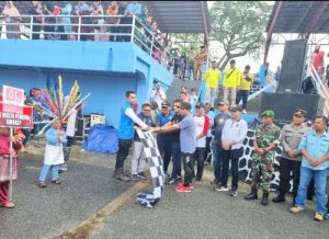 Meriahkan HUT Ke-79 Kemerdekaan Republik Indonesia Tahun 2024, Lanal Dabo Singkep Ikuti Pawai Pembangunan