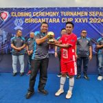 Irdam XIV/Hsn Menghadiri Penutupan Turnamen Sepak Bola Dirgantara Cup XXVI Tahun 2024