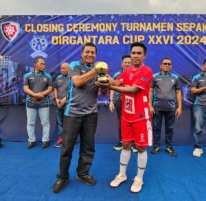 Irdam XIV/Hsn Menghadiri Penutupan Turnamen Sepak Bola Dirgantara Cup XXVI Tahun 2024