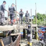 Jelang HUT TNI AL Ke-79 Lanal TBA Bersih – Bersih Sungai