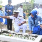 Menyambut HUT TNI AL Ke-79, Lanal TBA Ziarah Taman Makam Pahlawan