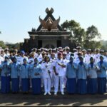 Jelang HUT TNI Angkatan Laut Ke-79, Lanal Bandung Ziarah di Taman Makam Pahlawan Nasional Cikutra