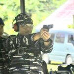 Asah Naluri Tempur Prajurit, Lanal Simeulue Laksanakan Latihan Rutin Menembak dan Menembak Pistol Eksekutif Forkopimda