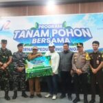 Danlanal Bintan Hadiri Acara Tanam Pohon Bersama di 12 Provinsi
