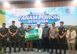 Danlanal Bintan Hadiri Acara Tanam Pohon Bersama di 12 Provinsi