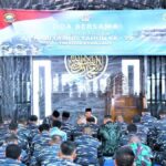 Sambut HUT KE-79 TNI AL, Lantamal I Laksanakan Doa Bersama