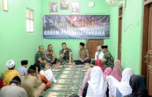 Sambangi Yayasan Tauhid Umah Korem 052/Wkr, Untuk Berbagi