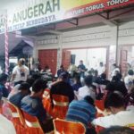 Acara Syukuran Paslon Poltak Sitorus-Anugerah Naiborhu Raih Nomor Urut 1 di Pilkada Serentak 2024 di Kab. Toba