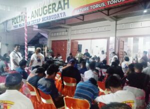 Acara Syukuran Paslon Poltak Sitorus-Anugerah Naiborhu Raih Nomor Urut 1 di Pilkada Serentak 2024 di Kab. Toba